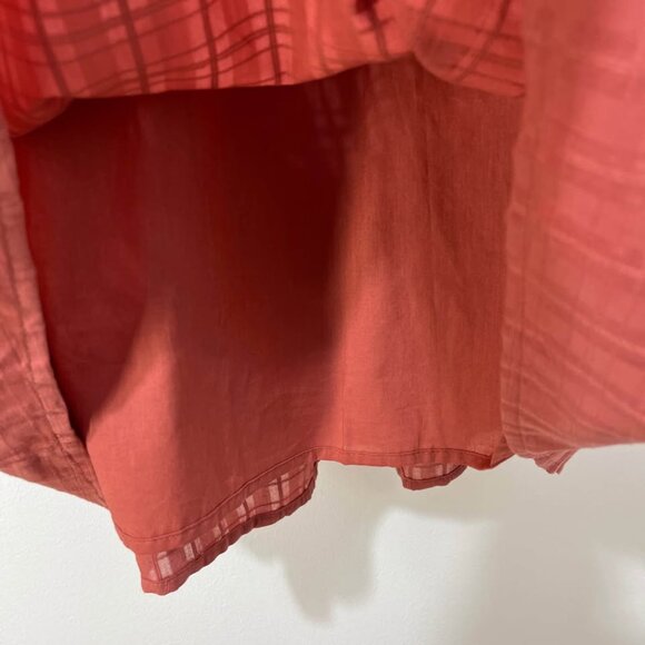 Bananna Republic NWT Cottagecore Mini Shift Dress in Dusty Cedar [size M] - Picture 8 of 10